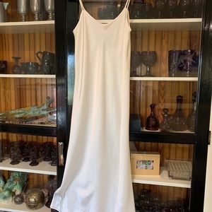 Long silk nightgown